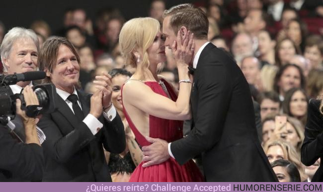 18067 - El polémico beso entre Nicole Kidman y Alexander Skarsgård es lo más comentado de los Emmy 2017