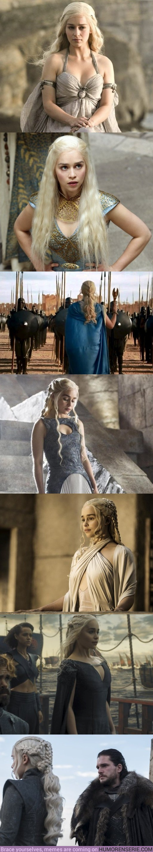 18411 - La evolución del peinado de Daenerys tiene un significado oculto