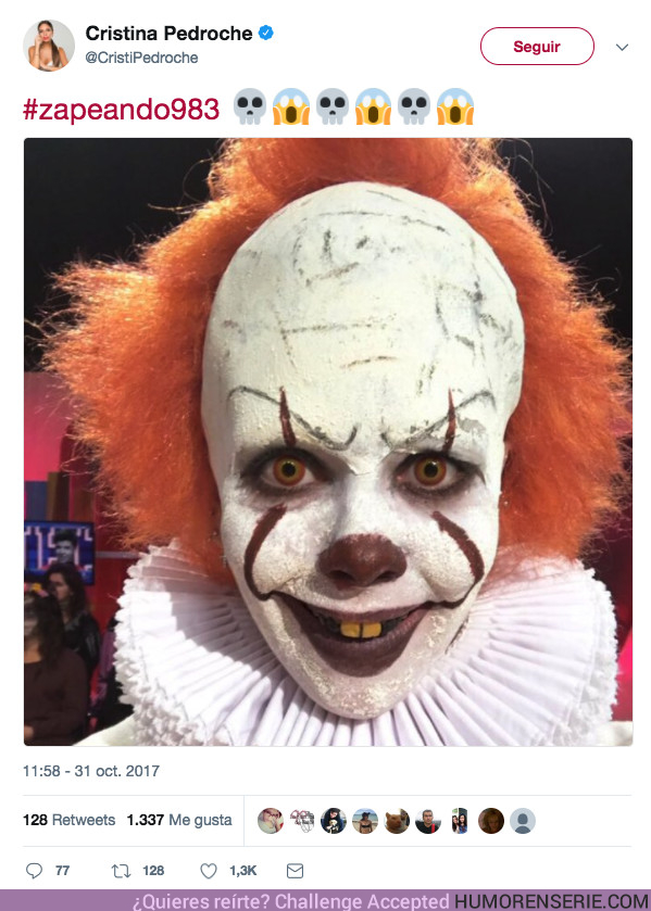 borde tempo compensación HES_19438_fe9f523a4d5b4e99b620c6466f72336f_cine_cristina_pedroche_se_disfrazo_de_pennywise_en_halloween_y_casi_da_mas_miedo_que_el_original.jpg?cb=6412741 borde tempo compensación HES_19438_fe9f523a4d5b4e99b620c6466f72336f_cine_cristina_pedroche_se_disfrazo_de_pennywise_en_halloween_y_casi_da_mas_miedo_que_el_original.jpg?cb=6412741