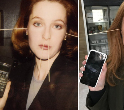 19489 - Gillian Anderson vuelve a hacerse la foto más loca como Agente Scully