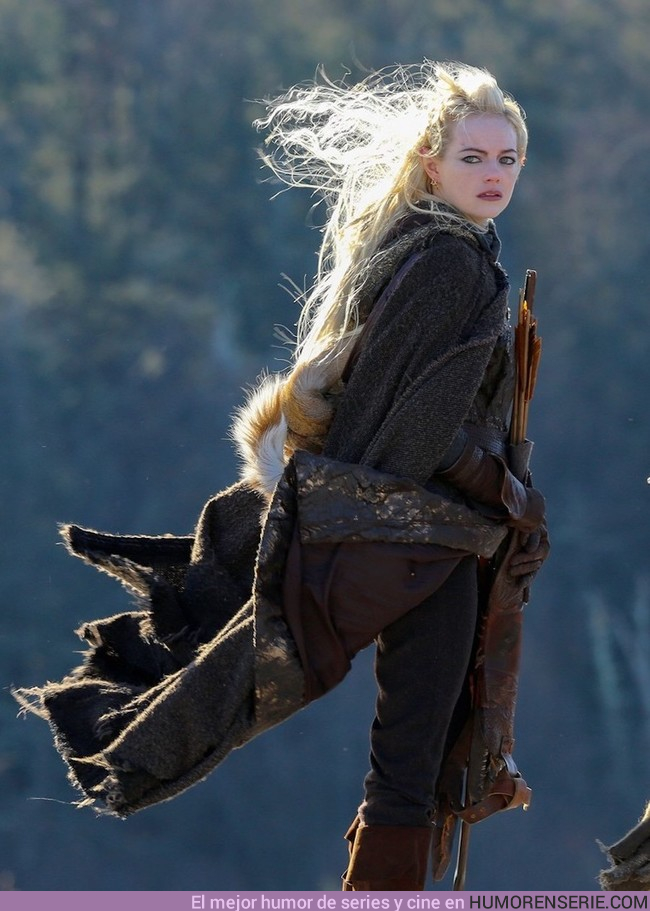 20385 - Emma Stone parece Legolas en el rodaje de su nueva serie y todo el mundo está flipando