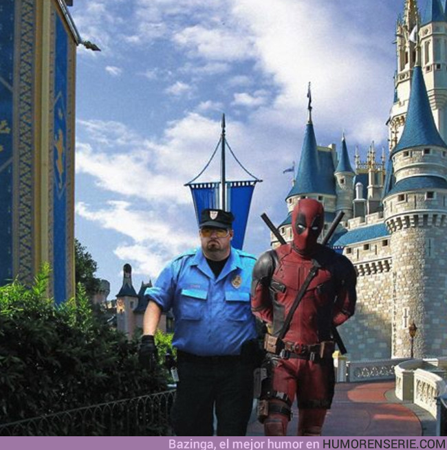 20806 - Deadpool acaba de visitar Disney y ha sido arrestado