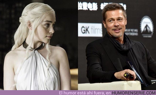 21533 - La escandalosa cantidad de dinero que Brad Pitt ofreció por ver un capítulo con Emilia Clarke