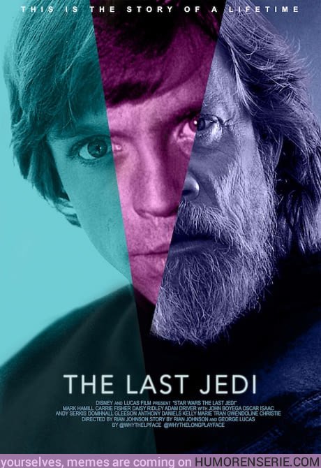 21568 - El póster que merecía Luke en The Last Jedi