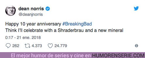 22119 - Breaking Bad: Así han celebrado los actores el décimo aniversario de la serie