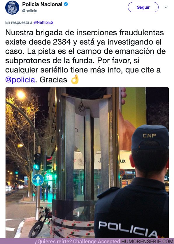 22642 - Netflix denuncia a la policía el robo de un cuerpo de Altered Carbon en Madrid