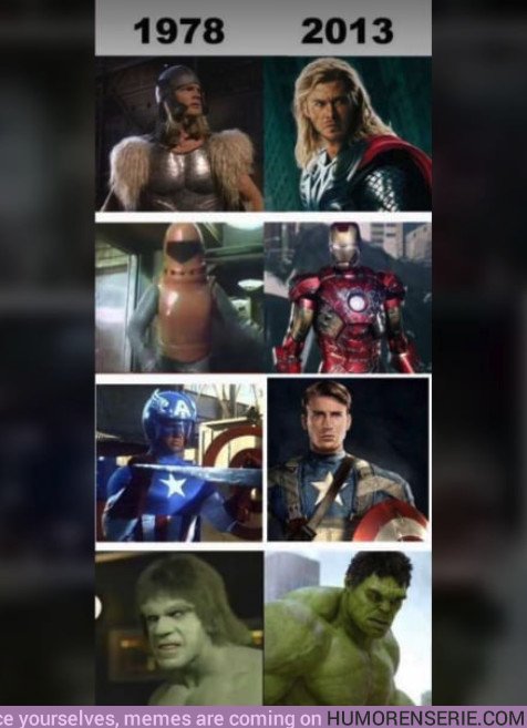 22893 - Así han cambiado los superhéroes de Marvel desde 1978