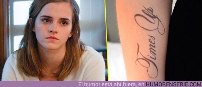23136 - Bajón al descubrirse la verdad del tatuaje de Emma Watson
