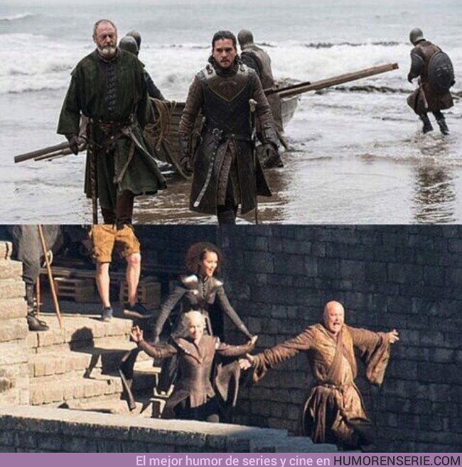 23202 - La reacción de Daenerys cuando Jon llegó a la isla