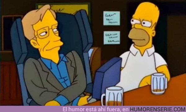 23495 - Stephen Hawking accedió a participar en Los Simpson con una condición