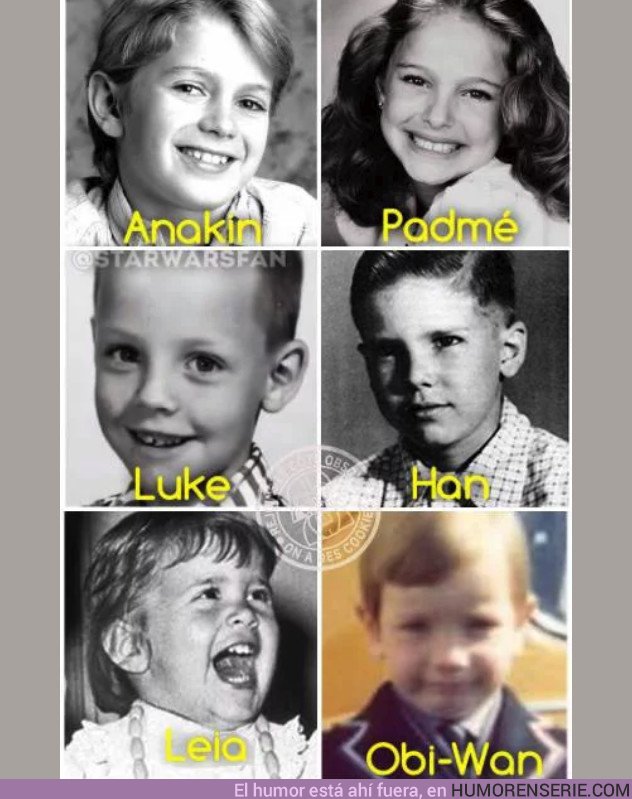 23787 - Así eran los actores de Star Wars cuando eran niños