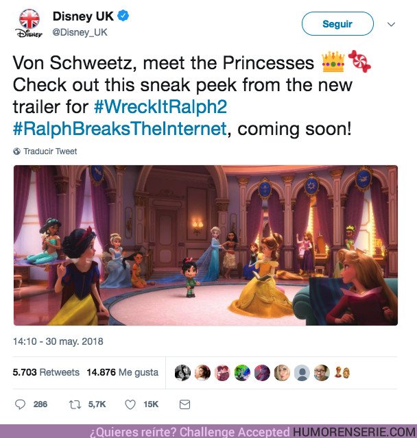 25669 - 'Rompe Ralph 2': Vanellope conoce a las Princesas Disney