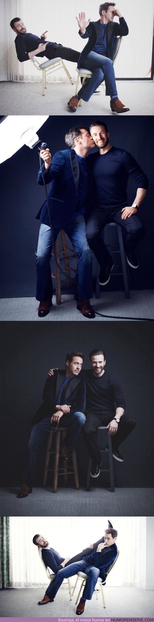 25804 - GALERÍA: Robert Downey Jr y Chris Evans protagonizan la sesión de fotos más épica en un mucho tiempo