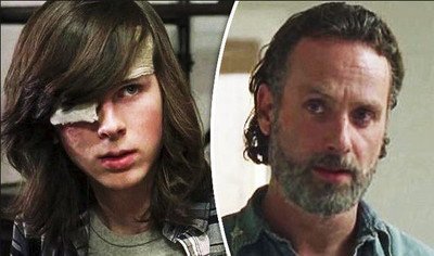 26193 - Así reaccionó Carl a la noticia de que Rick abandona The Walking Dead
