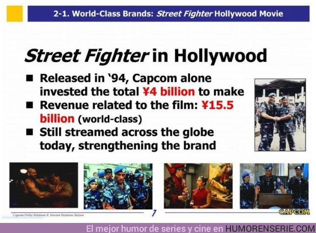 26231 - La película de Street Fighter todavía genera esta cantidad loca de dinero al año