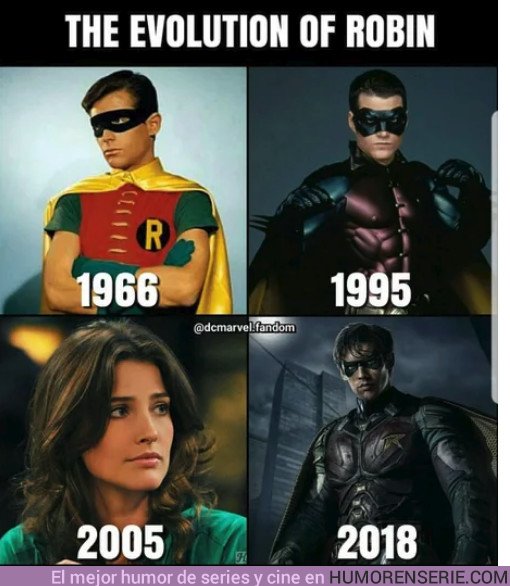 26329 - La evolución de Robin a lo largo de los años