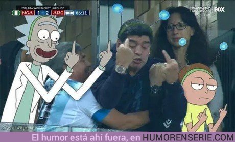 26353 - Rick & Morty ya predijo lo de Maradona