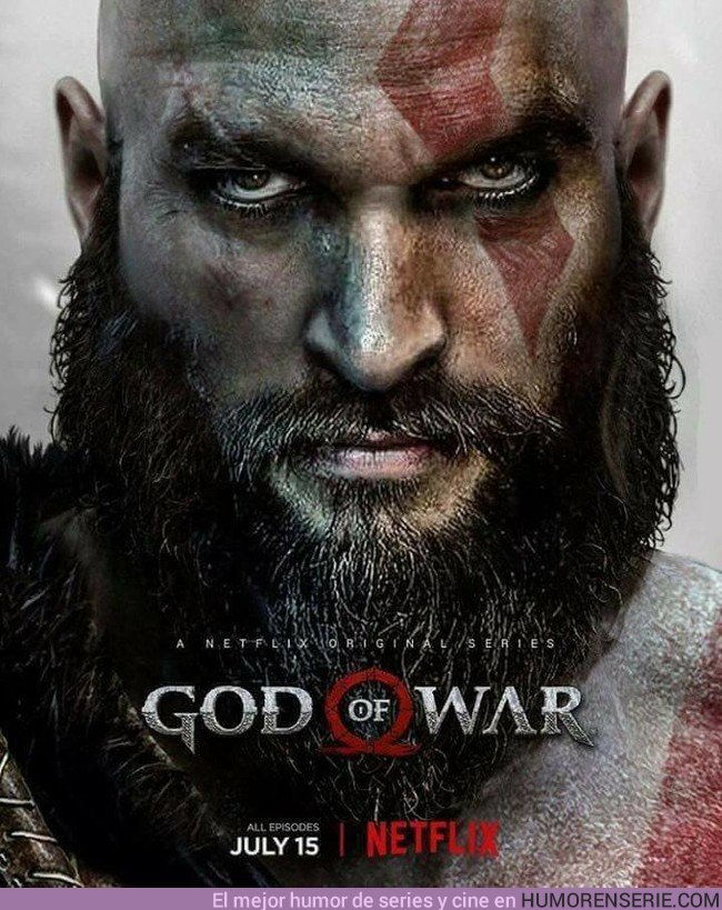 26534 - Un póster de Jason Momoa como Kratos causa conmoción en las redes