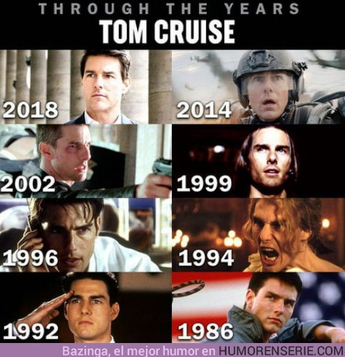 27114 - Así ha cambiado Tom Cruise a lo largo de los años