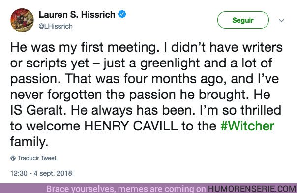 28408 - ¡Confirmado! Henry Cavill será el protagonista de 'The Witcher' de Netflix