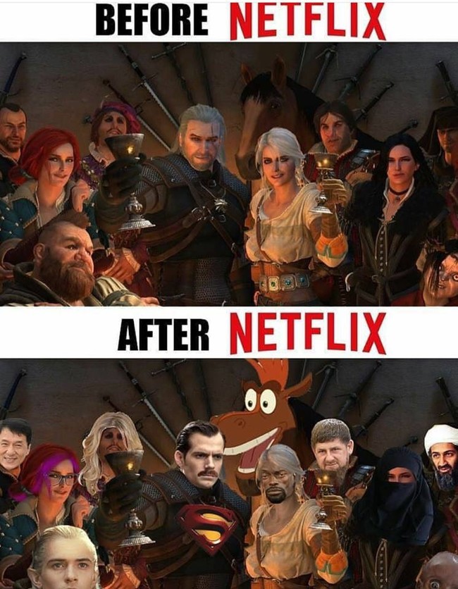 28527 - The Witcher antes y después de Netflix