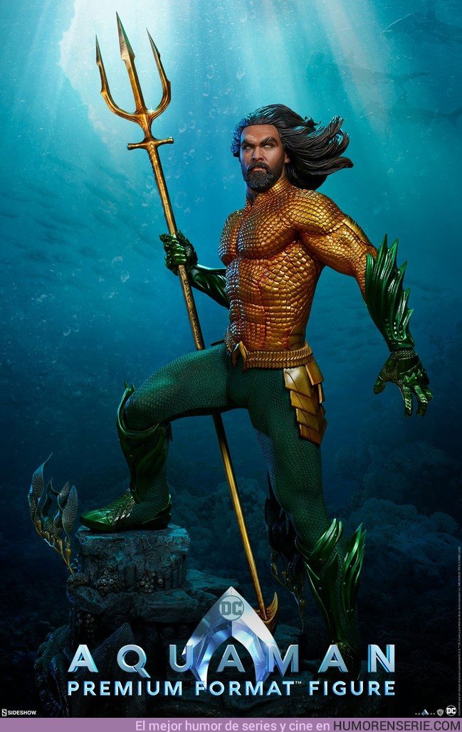 29480 - Esta figura de animación de Jason Momoa con el traje de Aquaman original es pura fantasía