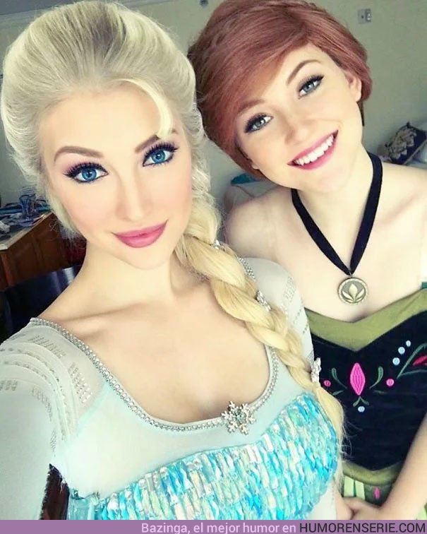 29648 - El cosplay perfecto de Elsa y Anna que te dará ganas de que llegue el invierno