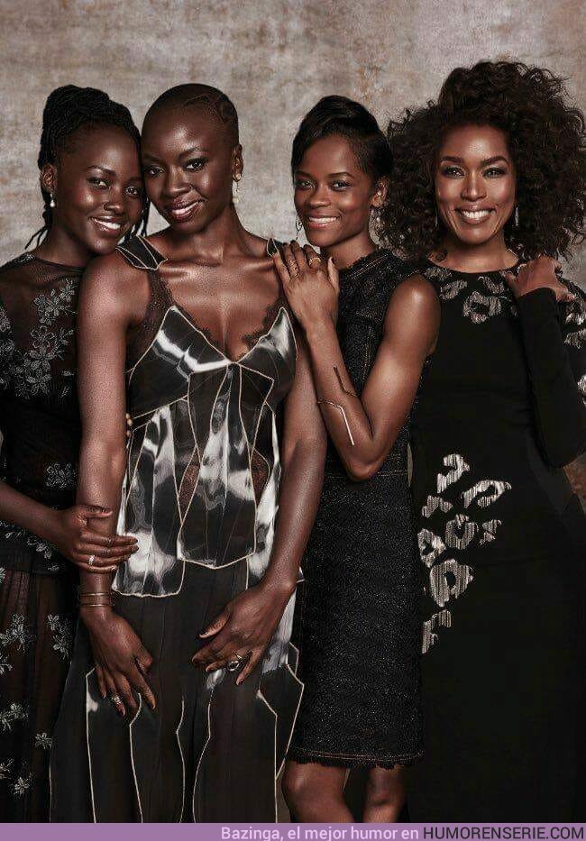 30092 - La mujeres del elenco de Black Panther.