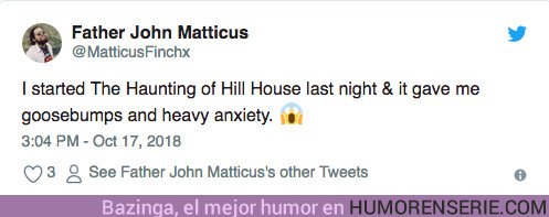 30210 - Los espectadores de La Maldición de Hill House tienen vómitos, ansiedad e insomnio después de verla