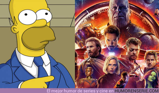 30616 - Los Simpson adivinaron una escena de Vengadores: Infinity War 16 años antes de su estreno