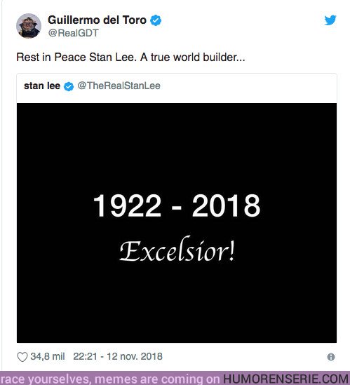 31195 - Así han reaccionado las estrellas de Hollywood a la muerte de Stan Lee