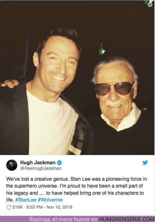 31195 - Así han reaccionado las estrellas de Hollywood a la muerte de Stan Lee