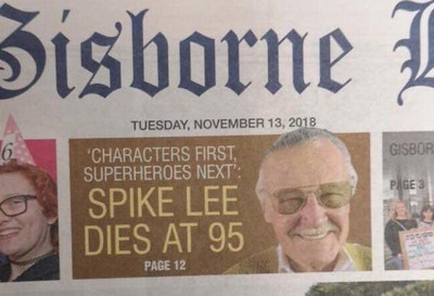 31311 - “Matan” accidentalmente a Spike Lee al confundirlo con Stan Lee y el cineasta responde