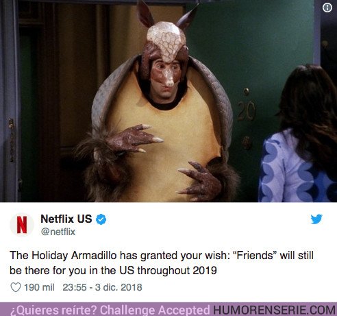 32382 - Descubren el pastizal que paga Netflix por mantener la serie Friends en su catálogo