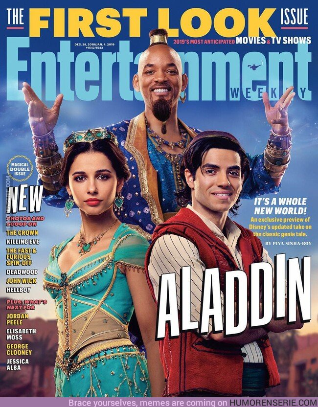 32651 - La primera imagen de Aladdin, Jasmine y el genio no deja a nadie indiferente, ¿qué opinas?