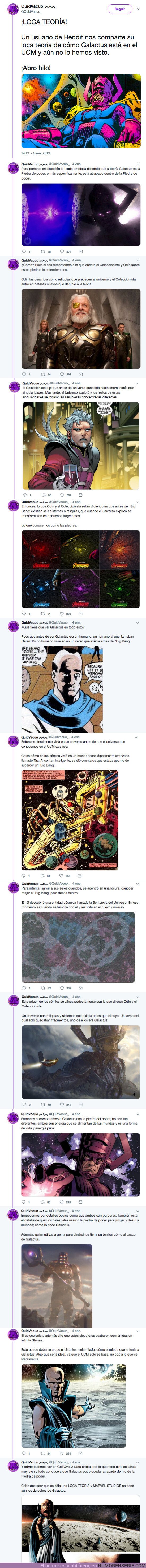33480 - Un usuario de Reddit nos comparte su loca teoría de cómo Galactus está en el UCM y aún no lo hemos visto