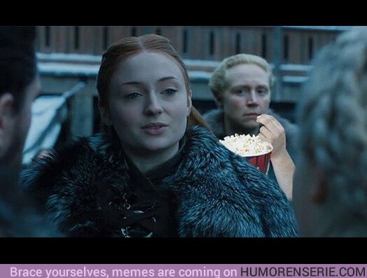 33509 - Brienne nos representa a todos nosotros viendo la nueva promo de Juego de Tronos