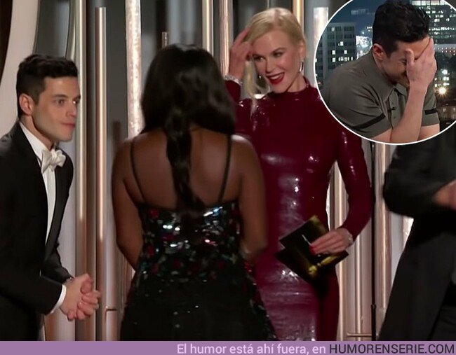 33735 - Nicole Kidman aclara la polémica con Rami Malek en la gala de los Globos de Oro con estas declaraciones