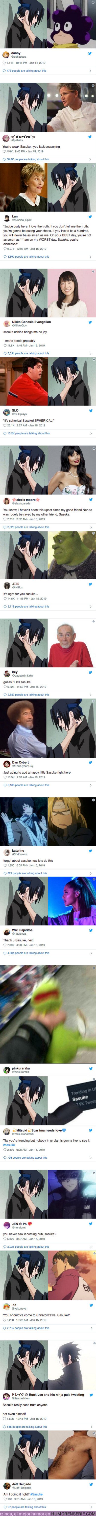33832 - Sasuke de Naruto se convierte en el primer meme de anime de 2019. Recopilamos los mejores