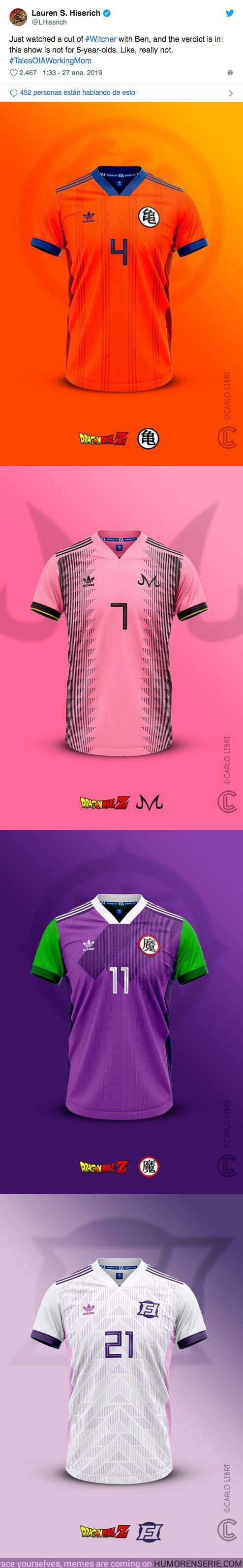 34505 - Carlos Libri diseña estás alucinantes camisetas Adidas basadas en Dragon Ball