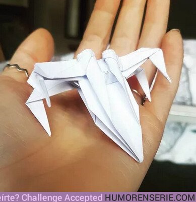 35511 - ¿Habías visto alguna vez un X-Wing hecho de papel?