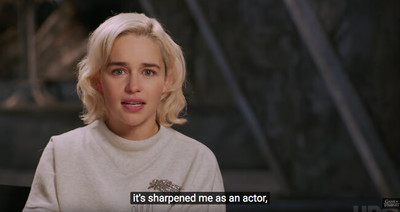 36963 - Vídeo: Emilia Clarke se emociona recordando la evolución de Daenerys en Juego de Tronos