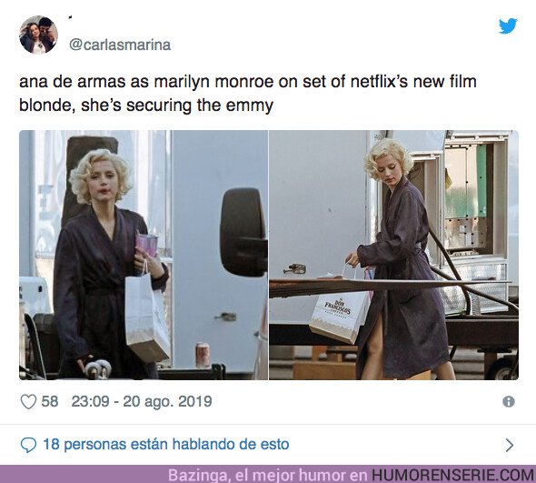 41456 - Ana de Armas está irreconocible como Marilyn Monroe en lo nuevo de Netflix