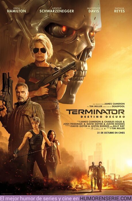 41581 - Póster de Terminator Destino Oscuro.  31 de Octubre en cines.