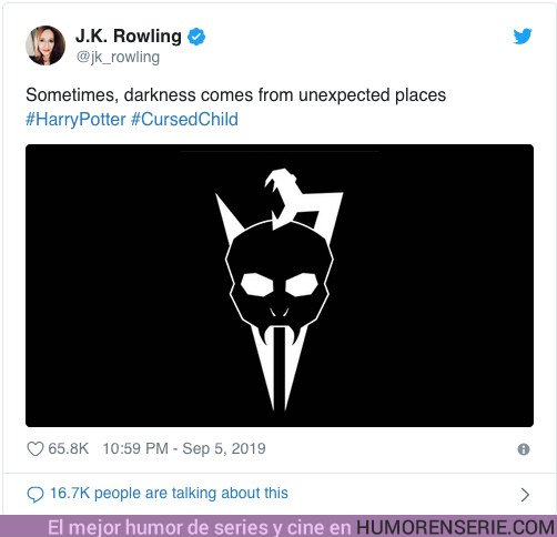 41785 - J.K Rowling provoca la histeria con un misterioso mensaje en las redes sociales