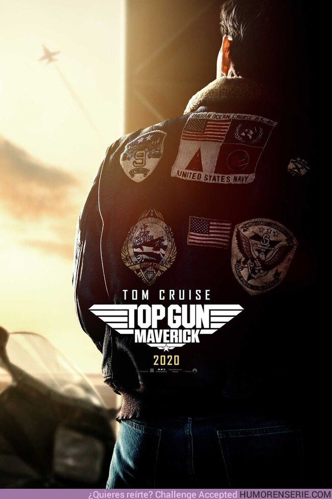 43316 - Primer póster oficial de Top Gun Maverick con Tom Cruise