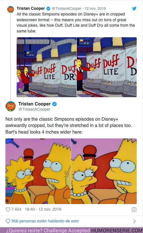 44026 - Disney+ arruina momentos clásicos de Los Simpson y los fans están muy enfadados