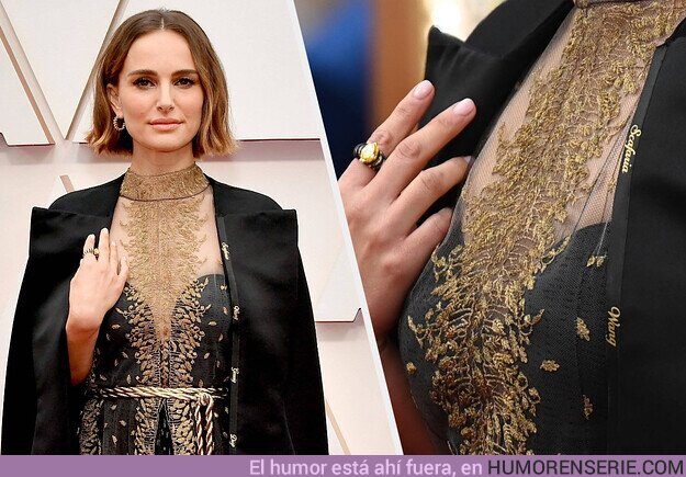 47169 - Natalie Portman deslumbra en Los Oscar con un mensaje feminista en su ropa