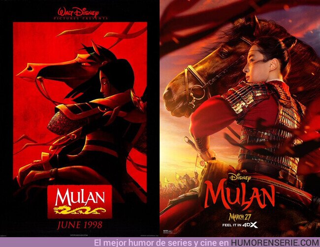 48524 - El nuevo póster de Mulan es un homenaje a la película original