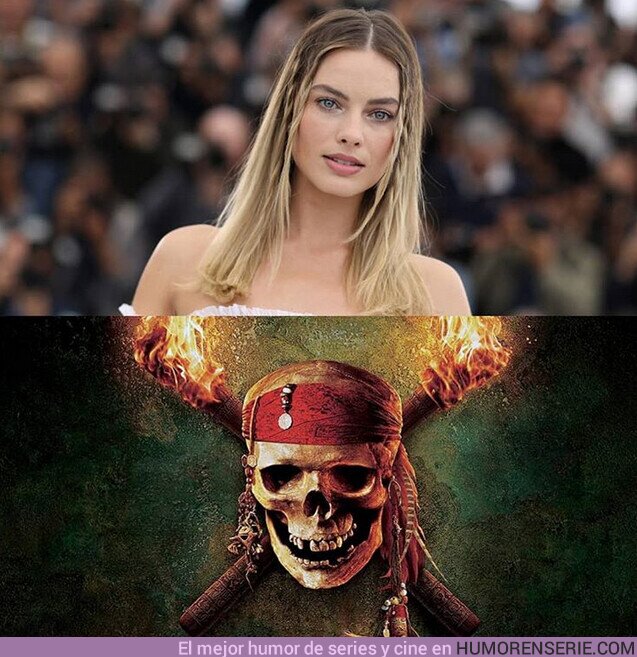 53467 - Tenemos nueva pirata! #MargotRobbie será la protagonista de la nueva entrega de #PiratasDelCaribe